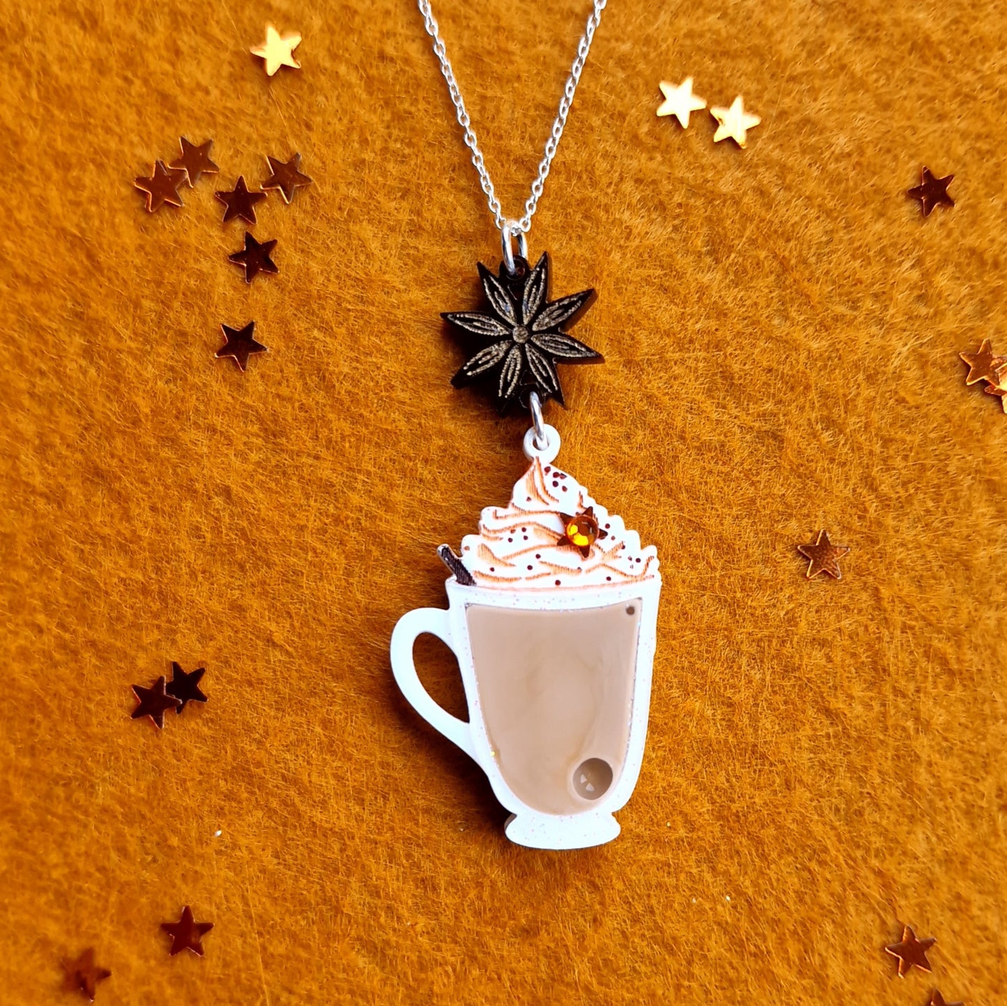 Pumpkin spice pendant