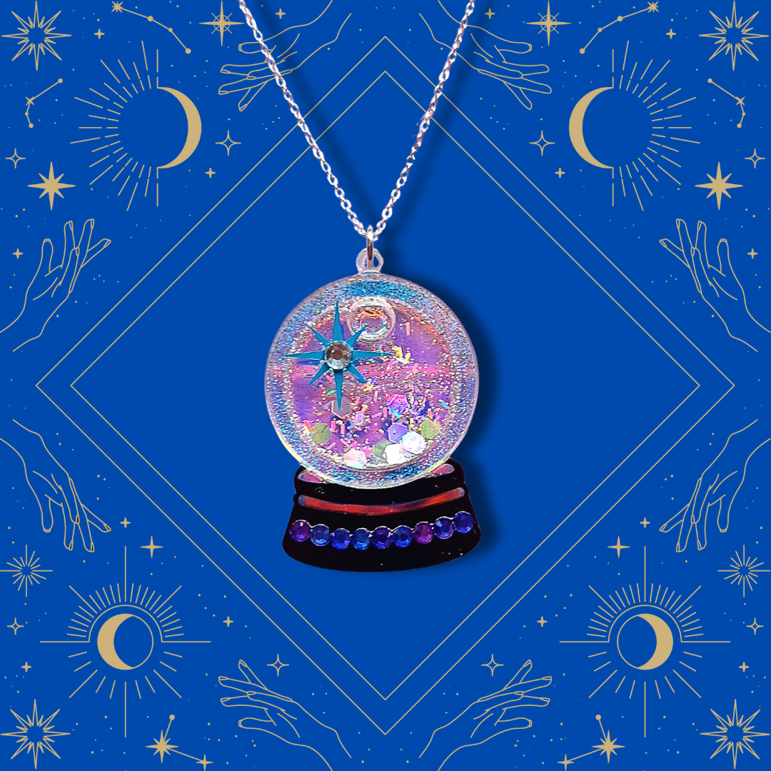 Crystal ball pendant