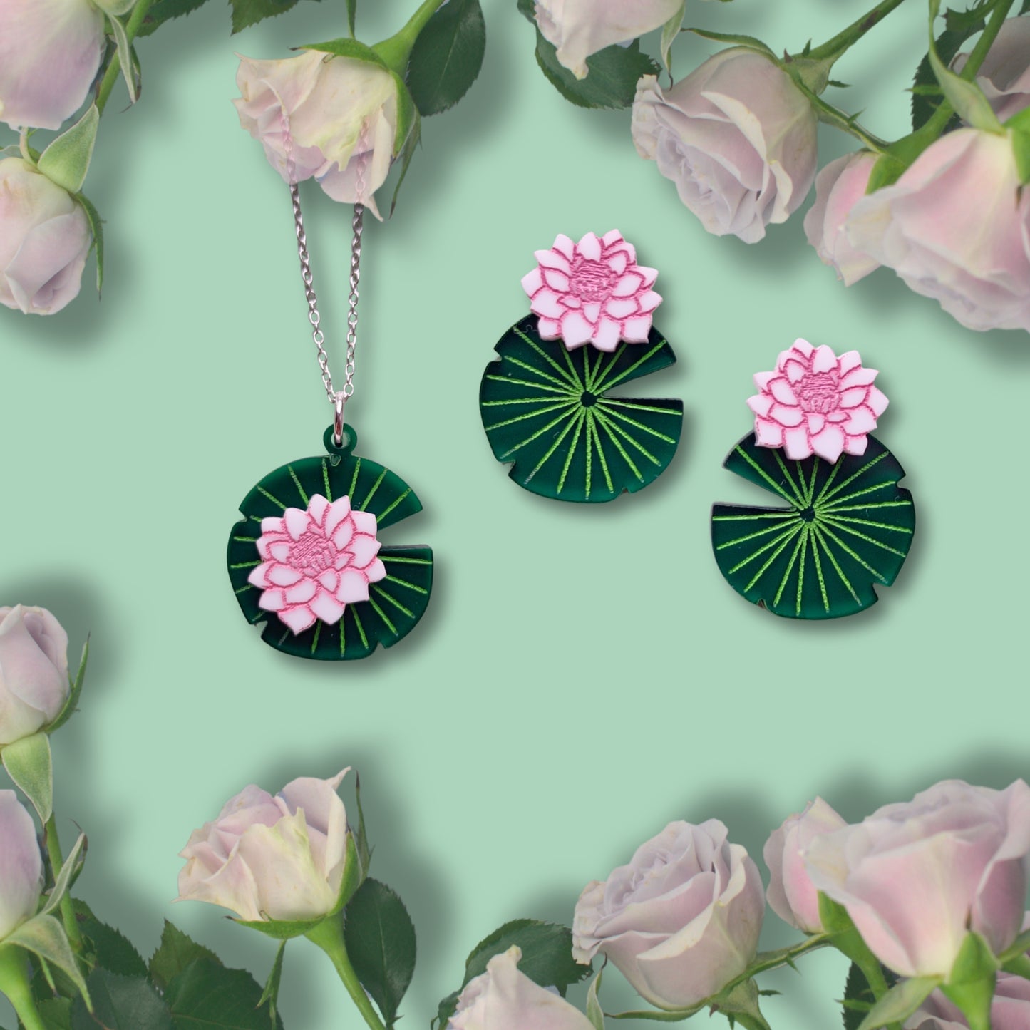 Lily pads studs