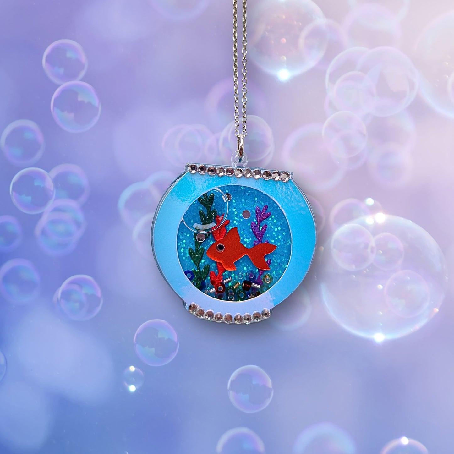 Fish bowl pendant