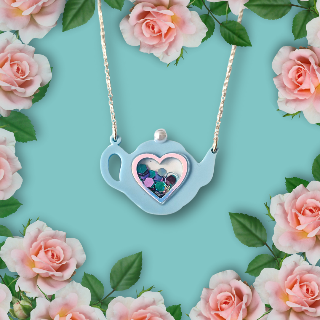 Teapot necklace