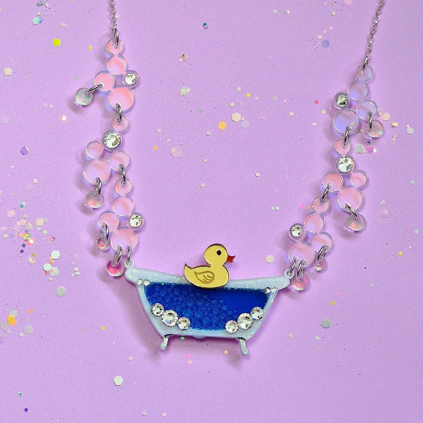 Bathtime bubbles necklace