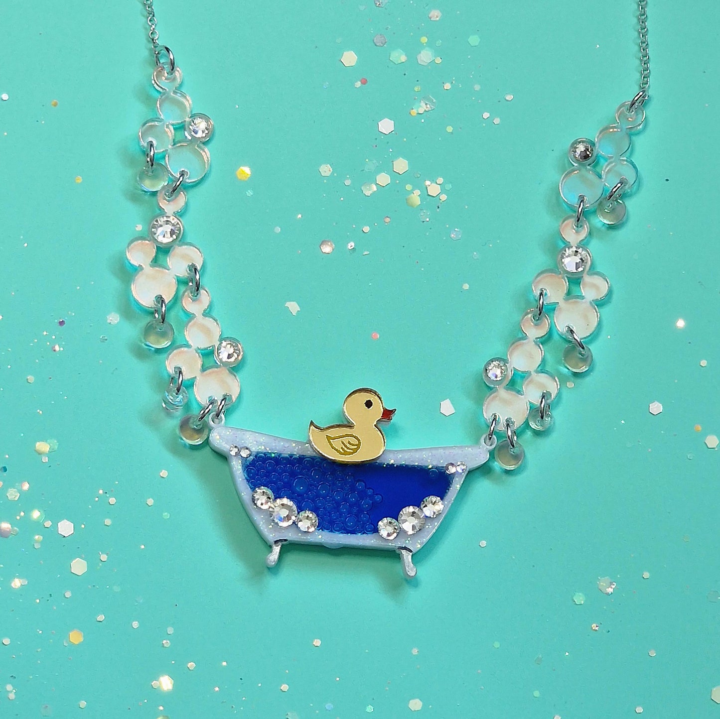 Bathtime bubbles necklace