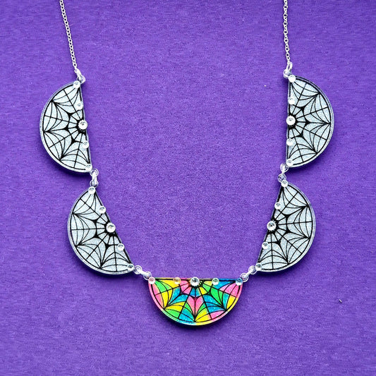 Wednesday window necklace