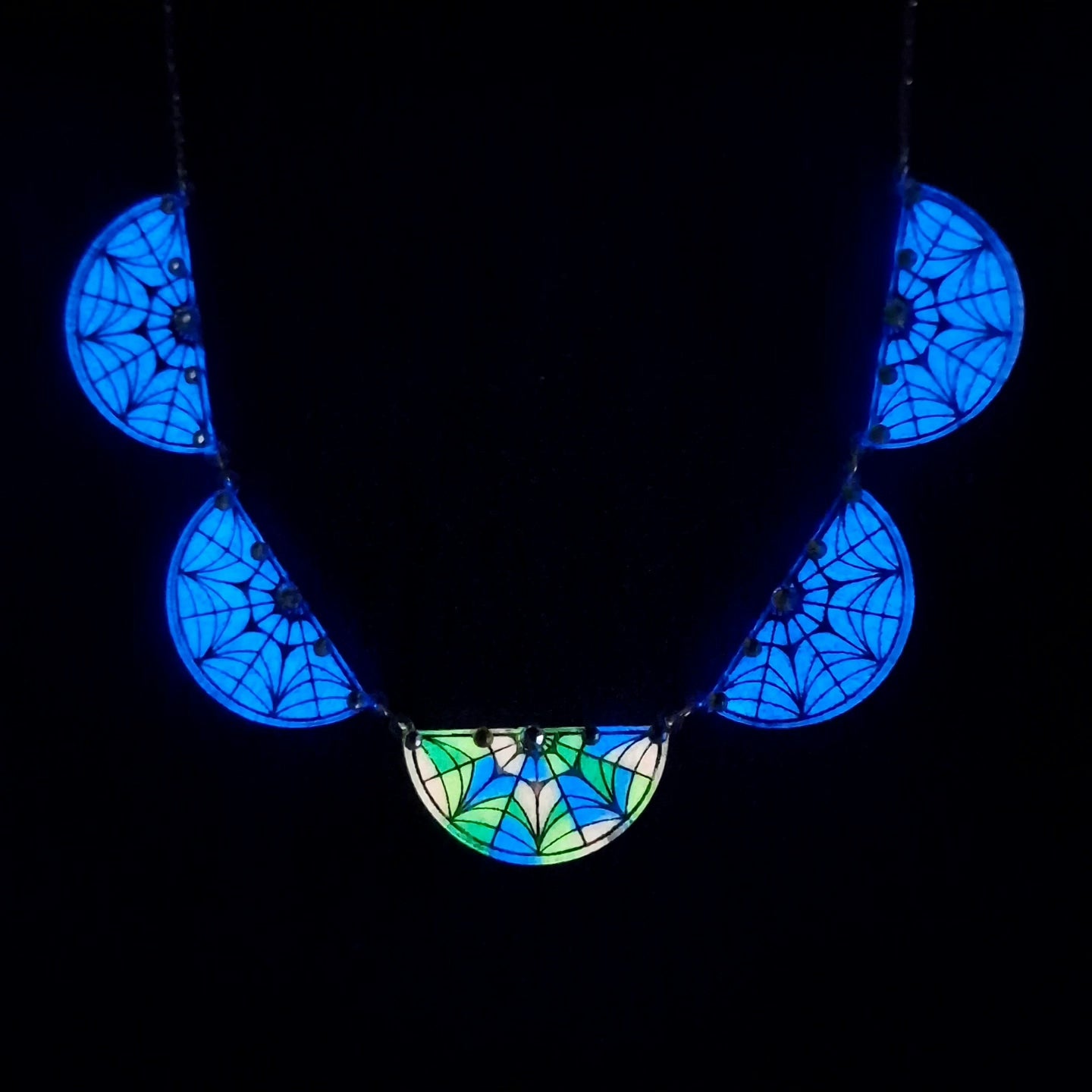 Wednesday window necklace