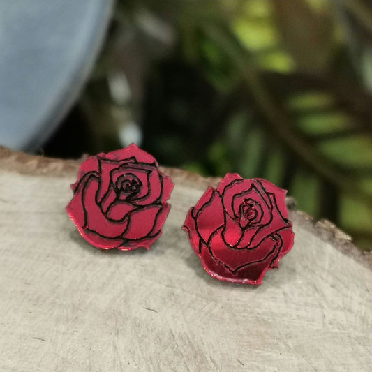 Magic rose studs