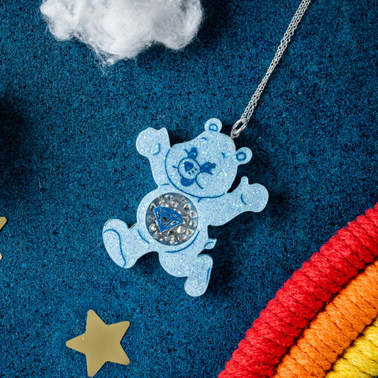 Sparkle bear pendant