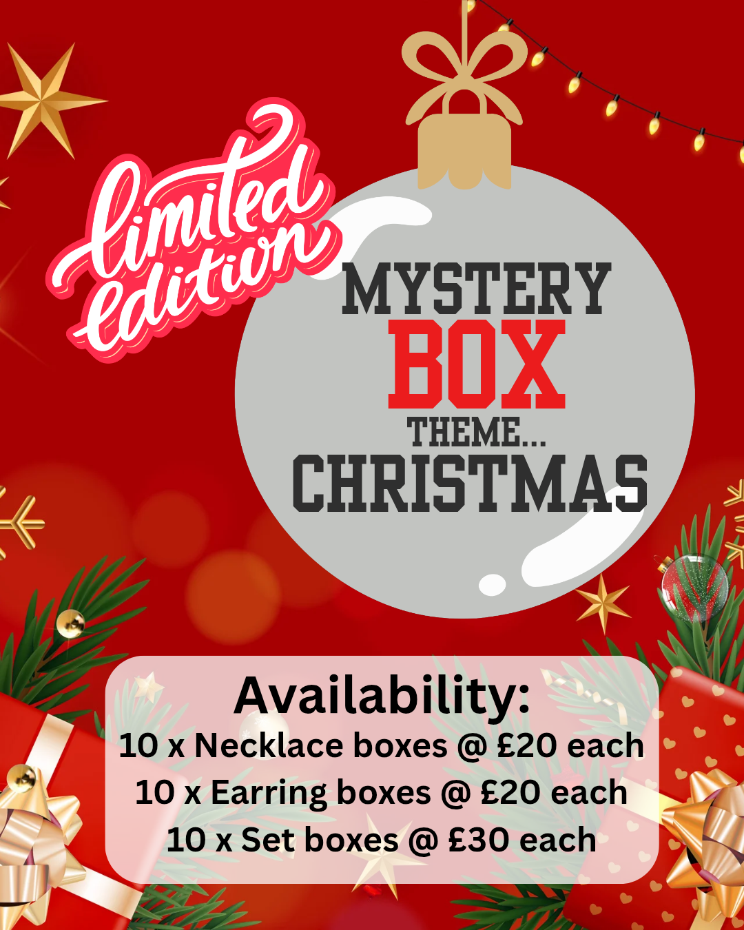 Christmas mystery box