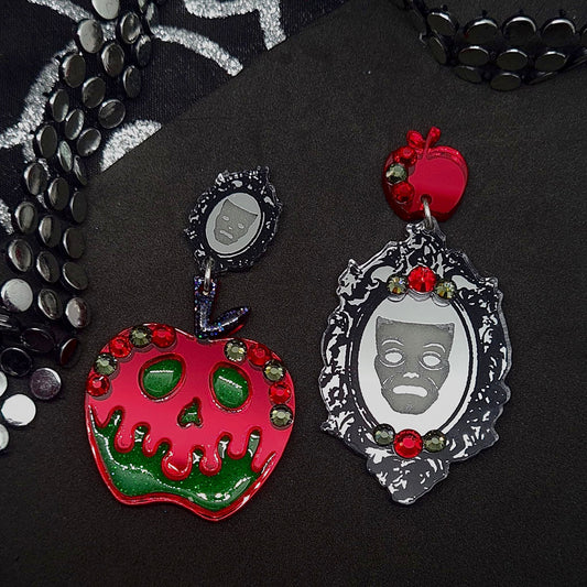 Magic Mirror /Poison Apple Earrings